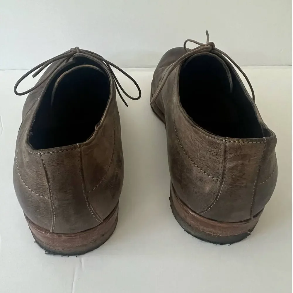 KENNETH COLE COLLECTION Gray Oxford Genuine Leather Size 9.5